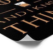 That's What I Do I Drink Scotch And I Know Things  Poster (Hoek)