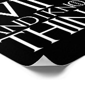 That's What I Do I Drink Wine And I Know Things  Poster (Hoek)