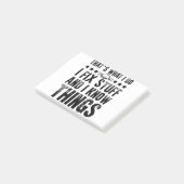 That's What I Do I Fix Stuff Funny Mechanic Post-it® Notes (Schuin)