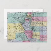 Thayer's Kaart van Colorado (Voorkant / Achterkant)