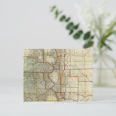 Thayer's nieuwe kaart van de staat Colorado (Staand voorkant)