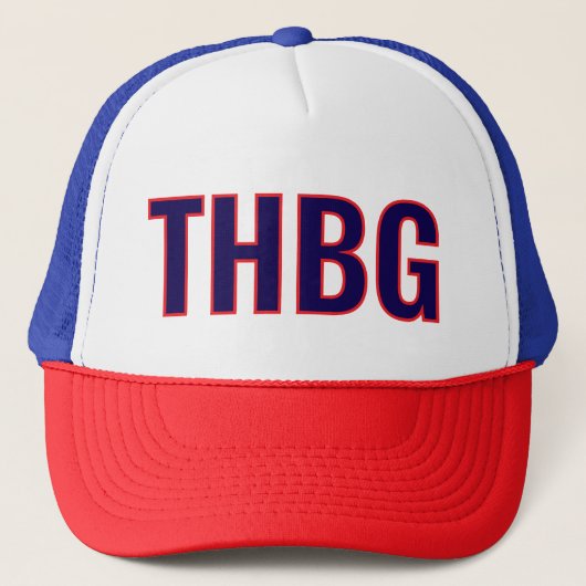 THBG ROOD WIT BLAUW TRUCKER PET (Voorkant)