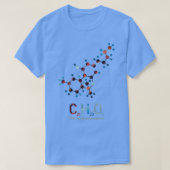 THC Molecule Chemistry T-shirt (Design voorkant)