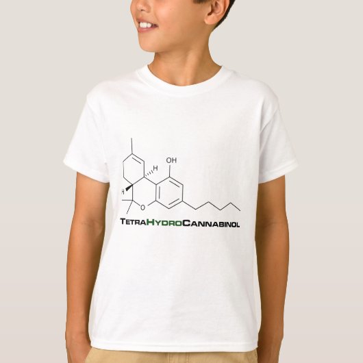 THC Weed T-shirt (Voorkant)