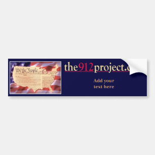 the912project.com America bumper sticker op maat