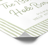 The 19th Hole Bar Golf Masters Birthday Party Poster (Hoek)