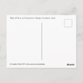 The 38 Bus at Islington Green, Londen, 1997 Briefkaart (Achterkant)