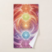 The 7 Chakras´10 (Serviette à main)