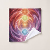 The 7 Chakras´10 Bad Handdoek (Wasdoekje)