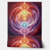 The 7 Chakras´10 Behang (Afrollen)