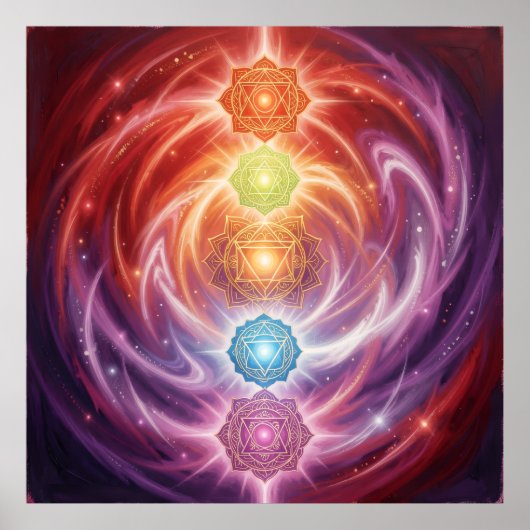 The 7 Chakras´10 Poster (Voorkant)