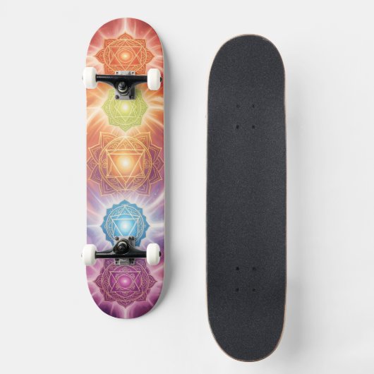 The 7 Chakras´10 Skateboard (Voorkant)