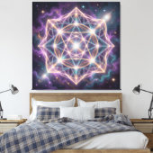 The 7 Chakras´11 Canvas Afdruk (Insitu (Slaapkamer))