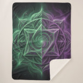 The 7 Chakras´1 Sherpa Deken (Voorkant)