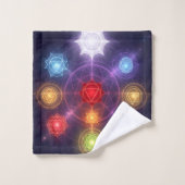 The 7 Chakras´3 Bad Handdoek (Wasdoekje)