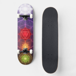 The 7 Chakras´3 Skateboard