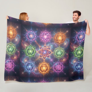 The 7 Chakras´6 Fleece Deken