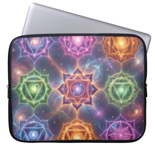 The 7 Chakras´6 Laptop Sleeve (Voorkant)