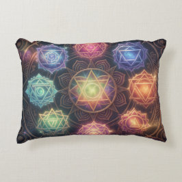 The 7 Chakras´8 Accent Kussen