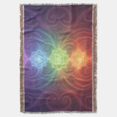 The 7 Chakras´9 Deken (Voorkant Verticaal)