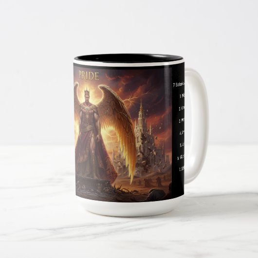 The 7 Satanic Virtues: Pride Mug (Devant droit)