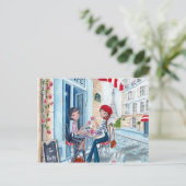 Thé à Paris - cartes postales (Debout devant)