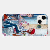 Thé à Paris Girls | Coque Iphone 7 (Verso (horizontal))