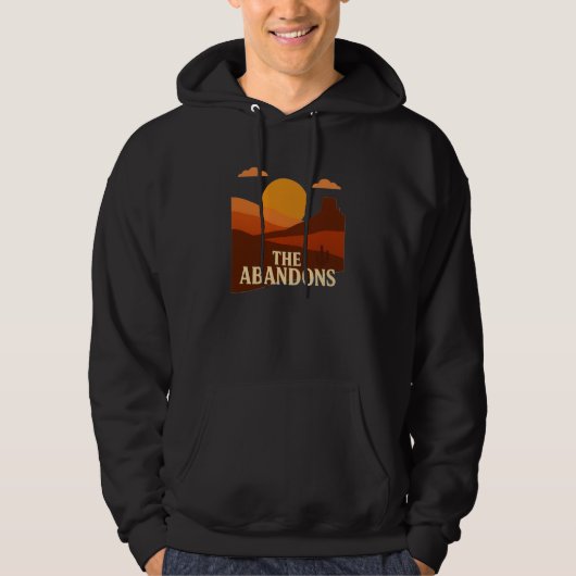 The Abandons sweatshirt – Desert Sunset Minimalist (Voorkant)