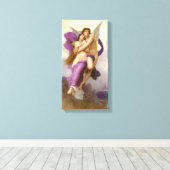 The abduction of Psyche – William Bouguereau   Canvas Afdruk (Insitu (Houten vloer))