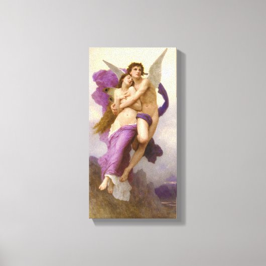 The abduction of Psyche – William Bouguereau   Canvas Afdruk (Voorkant)