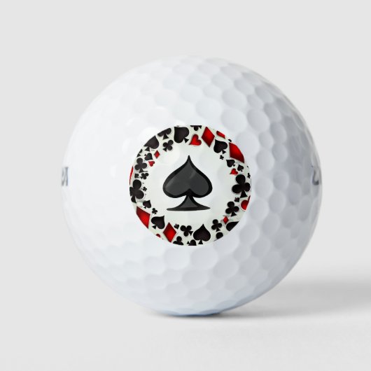 "The Ace Of Spades" Golfballen (Voorkant)