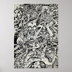 The Adept, door Brian Benson Poster