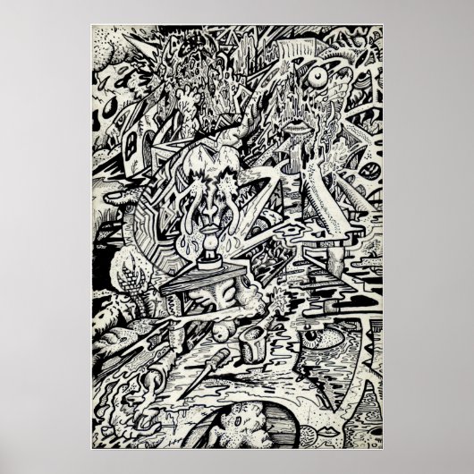 The Adept, door Brian Benson Poster (Voorkant)