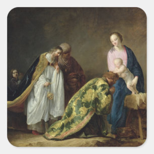 The Adoration of the Magi, 1638 Vierkante Sticker