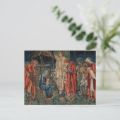 The Adoration of the Magi by Edward Burne-Jones Briefkaart (Staand voorkant)