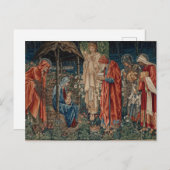 The Adoration of the Magi by Edward Burne-Jones Briefkaart (Voorkant / Achterkant)