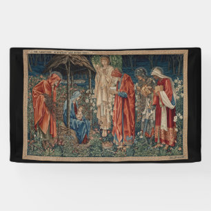 The Adoration of the Magi (door Edward Burne-Jones Spandoek