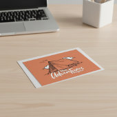 "The Adventure Begins" Rustiek Camping Briefkaart