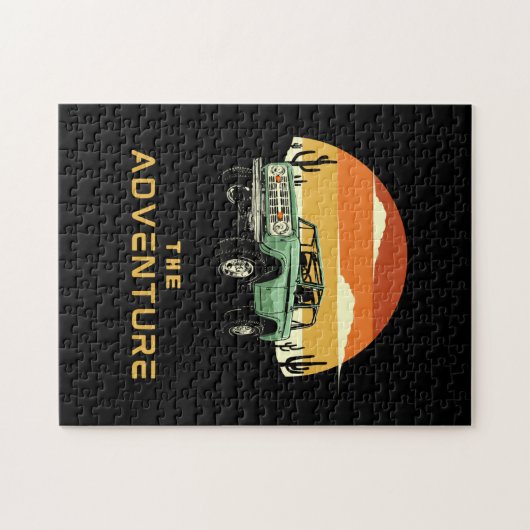 The Adventure Off-Road Sunset Puzzle  (Horizontal)