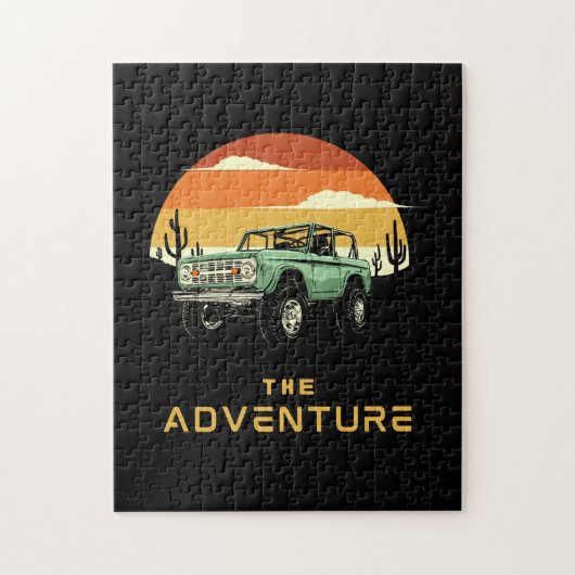 The Adventure Off-Road Sunset Puzzle  (Vertical)