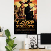 "The Adventures of Loop & Rhett" Eén Poster (Thuiskantoor)