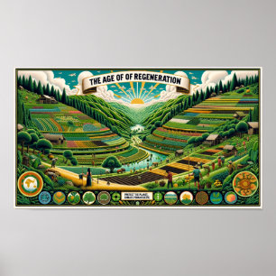'The Age of Regeneration' (2) Permacultuur Poster