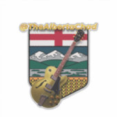 The Alberta Chad - Vinyl Window Sticker (Voorkant)