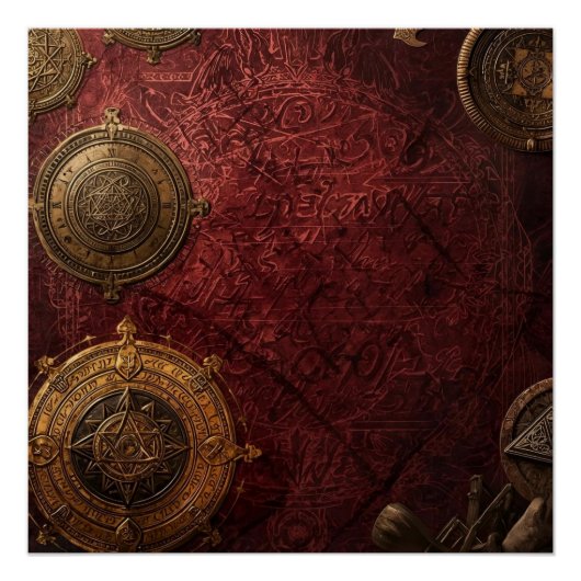 The Alchemist’s Chartroom Perfect Poster (Voorkant)