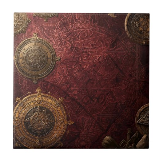 The Alchemist’s Chartroom Tegeltje (Voorkant)