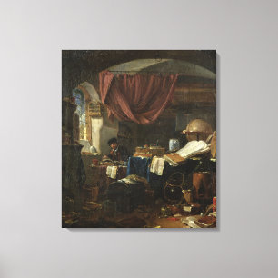 The Alchemist's Laboratory Canvas Afdruk
