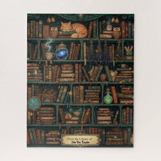 The Alchemist's Personalized Library | Maximalist  Legpuzzel (Verticaal)