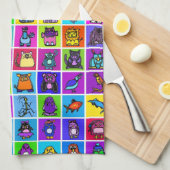 "The Alphabet Book" Keukenhanddoek - Pleinen (Quarter Fold)