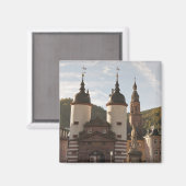The Alte Brucke in Old Town, Heidelberg, Duitsland Magneet (Voorkant / Achterkant)