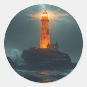 The Amber Lighthouse Sticker (Devant)